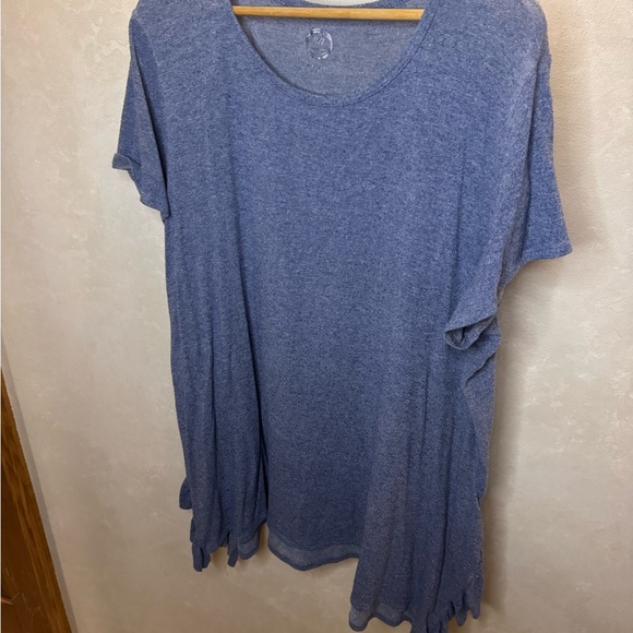 Maurices Heather Blue Short Sleeve Tee - Picture 1 of 6